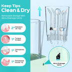 COSLUS E2 Water Flosser – 12 Settings, 2 Modes

