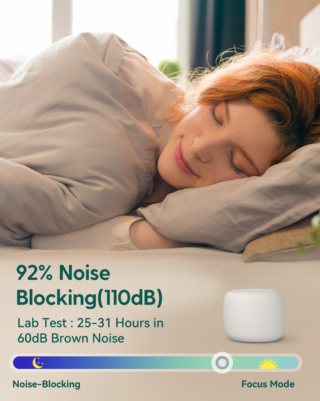 Babelio White Noise Sound Machine Travel | Sleep Aid

