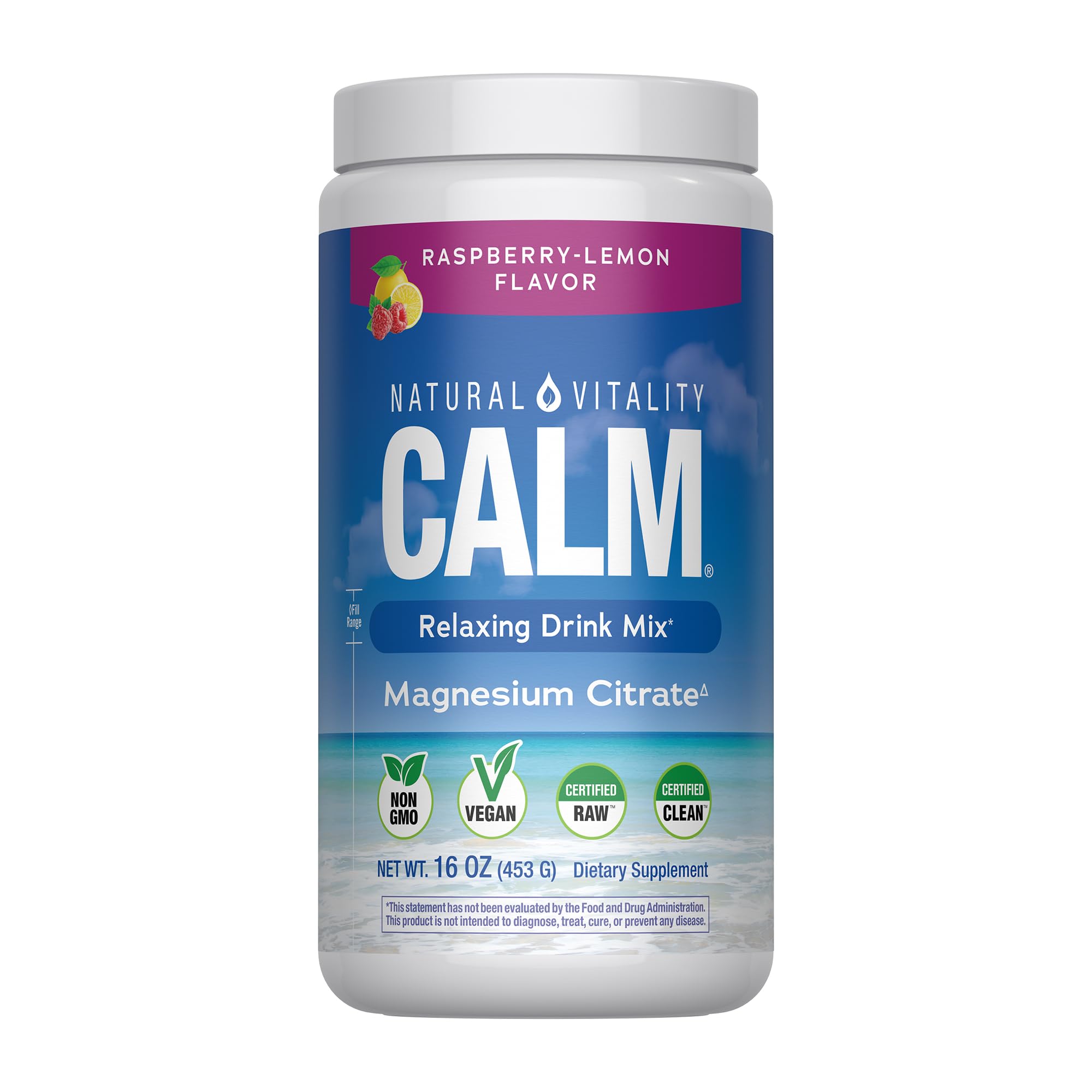 Magnesium Drink Mix by Natural Vitality CALM - Non-GMO, Vegan

