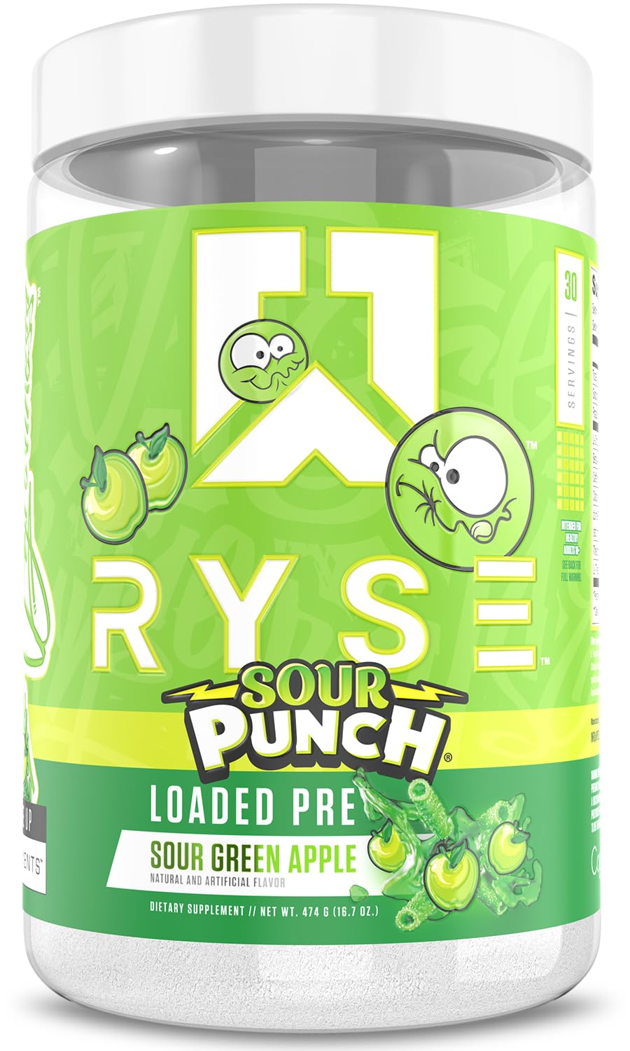RYSE Loaded Pre Workout Powder - Caffeine, Citrulline & Beta-Alanine