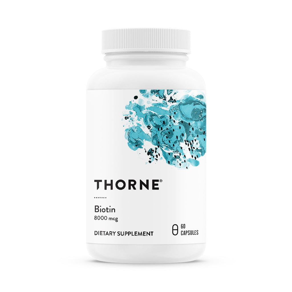 THORNE Biotin Vitamin B7 Supplement for Hair, Nails, Skin


