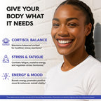 NutraHarmony Cortisol Support for Women Herbal Hormone Balance

