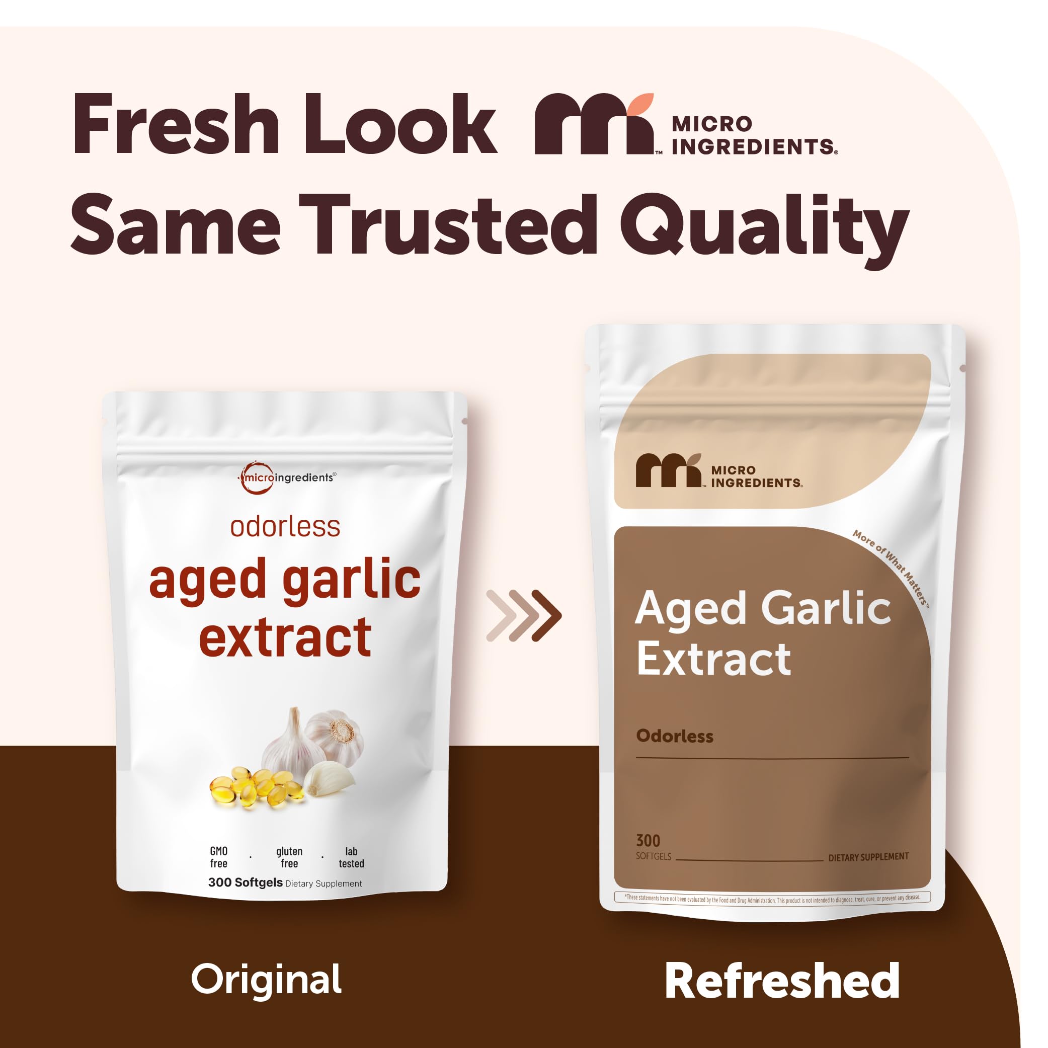 Odorless Garlic Softgels by Micro Ingredients

