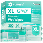 SUNKISS TrustPlus Wet Wipes for Adults No Rinse

