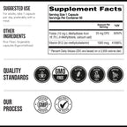 L-Methyl Folate 15mg + Methyl B12 Cofactor – 5-MTHF

