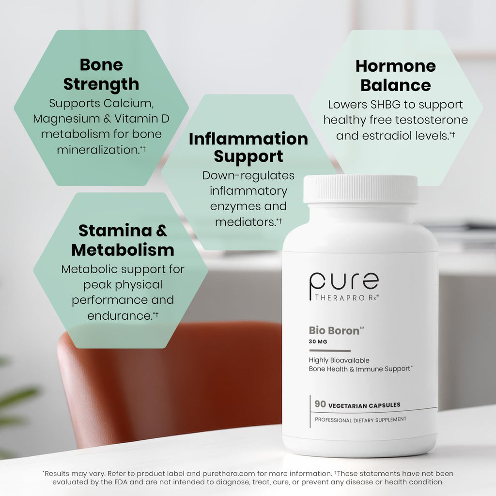 Pure TheraPro Rx Bio Boron with Bororganic Glycinate

