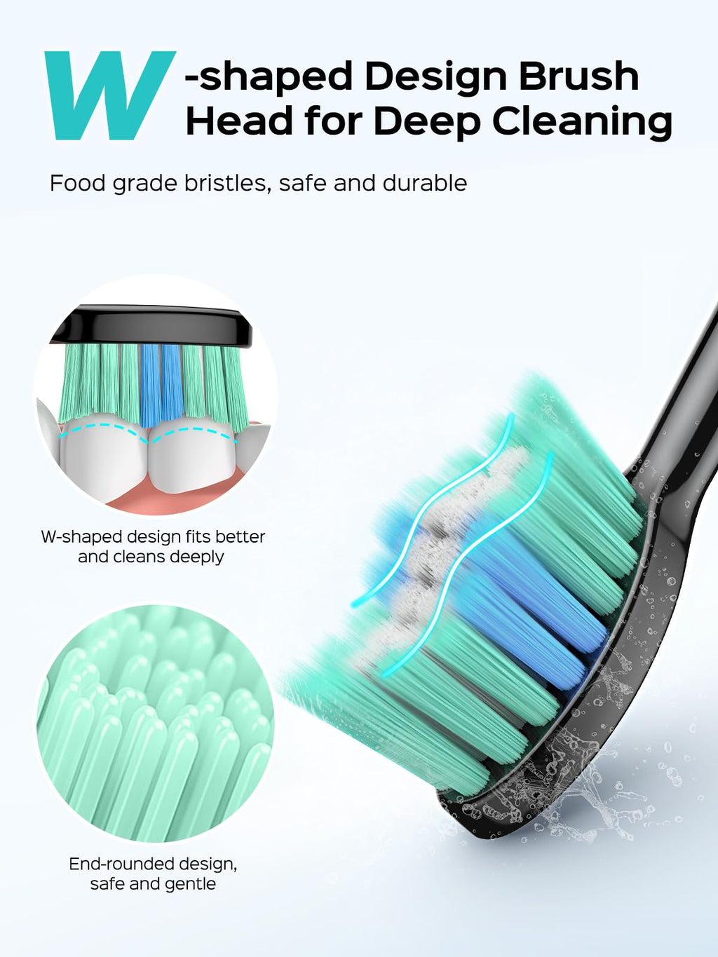 COSLUS C40 Sonic Electric Toothbrush for Adults – 47,000 VPM

