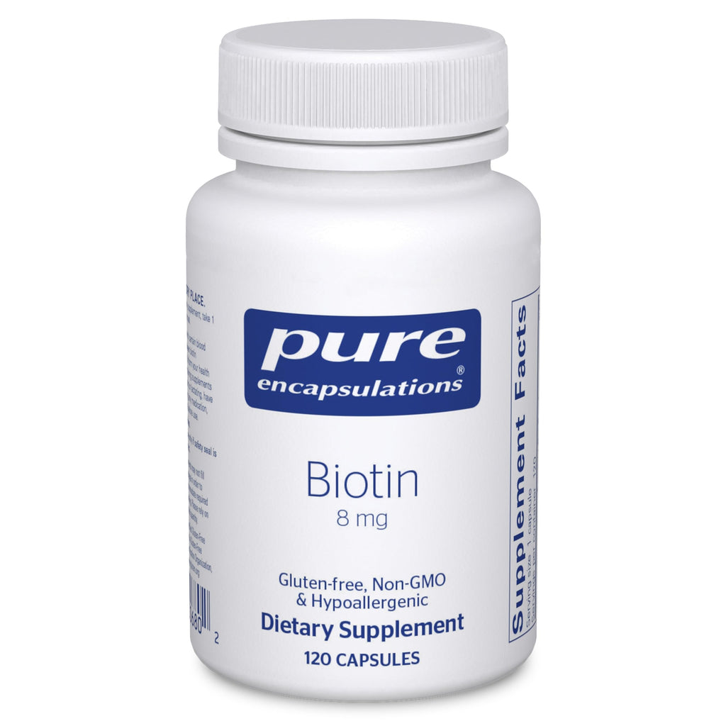 Pure Encapsulations Biotin Supplement for Hair Skin Nails

