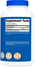 Nutricost Alpha Lipoic Acid 600mg Dietary Supplement

