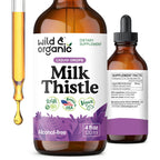 Milk Thistle Liquid Drops – Wild & Organic Liver Support

