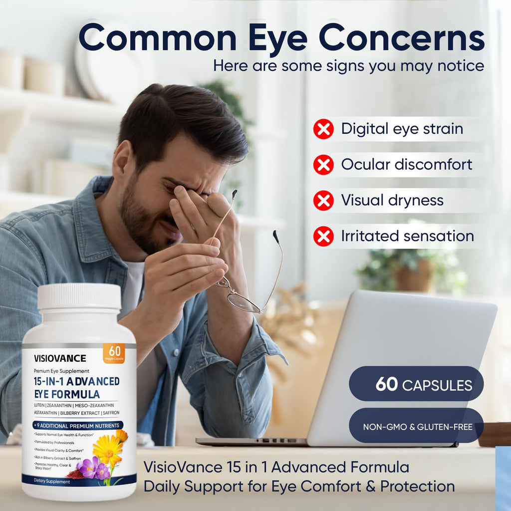 VisioVance Eye Formula - Advanced Eye Health Supplement

