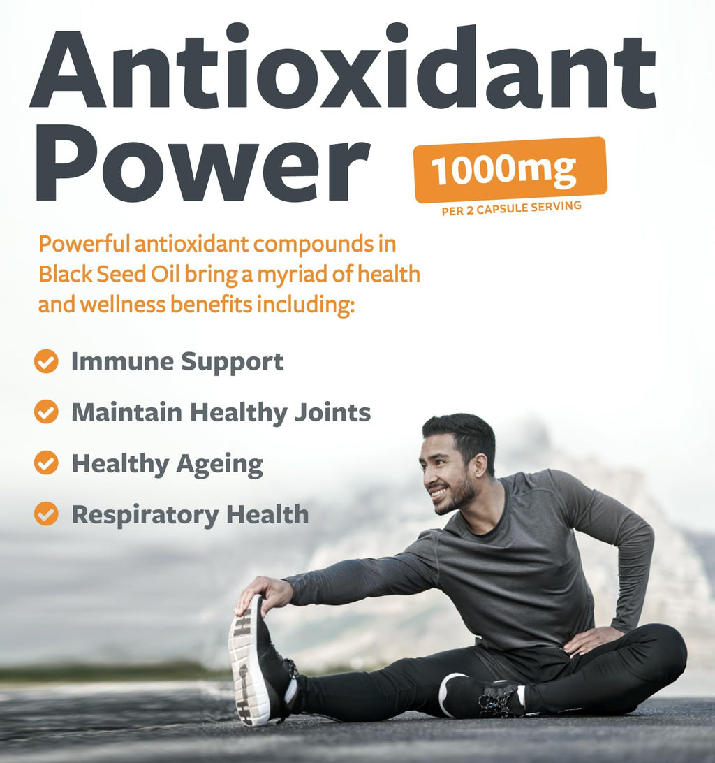Black Seed Oil Softgels - Non-GMO Vegan Vitamin E

