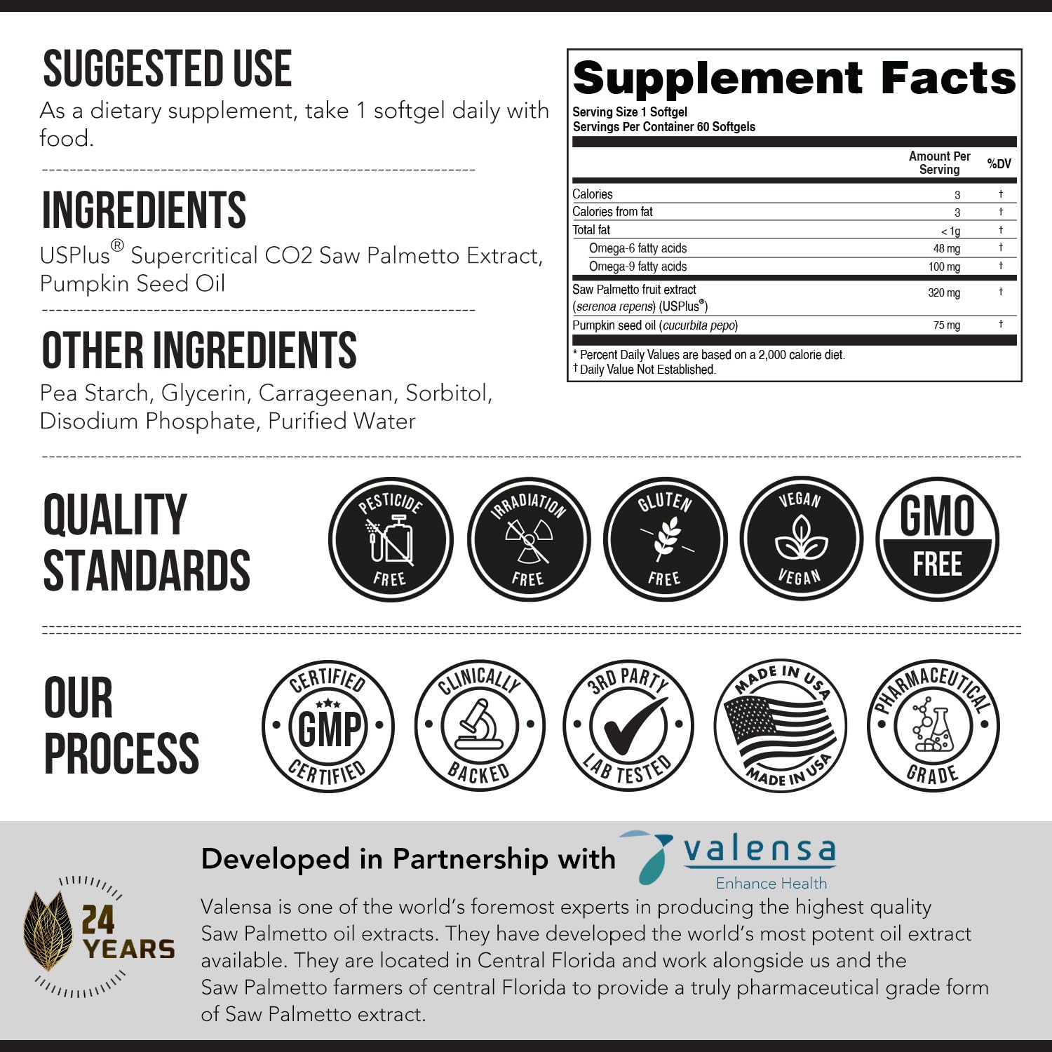 Saw Palmetto with Pumpkin Seed Oil Prostate Support

