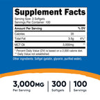 Nutricost MCT Oil Softgels 1000mg Ketogenic Support

