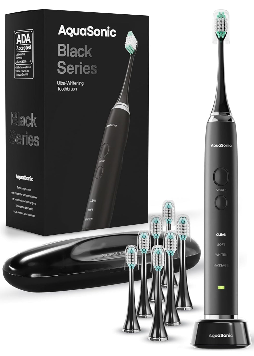 Electric Toothbrush Aquasonic Black Series Ultra Whitening

