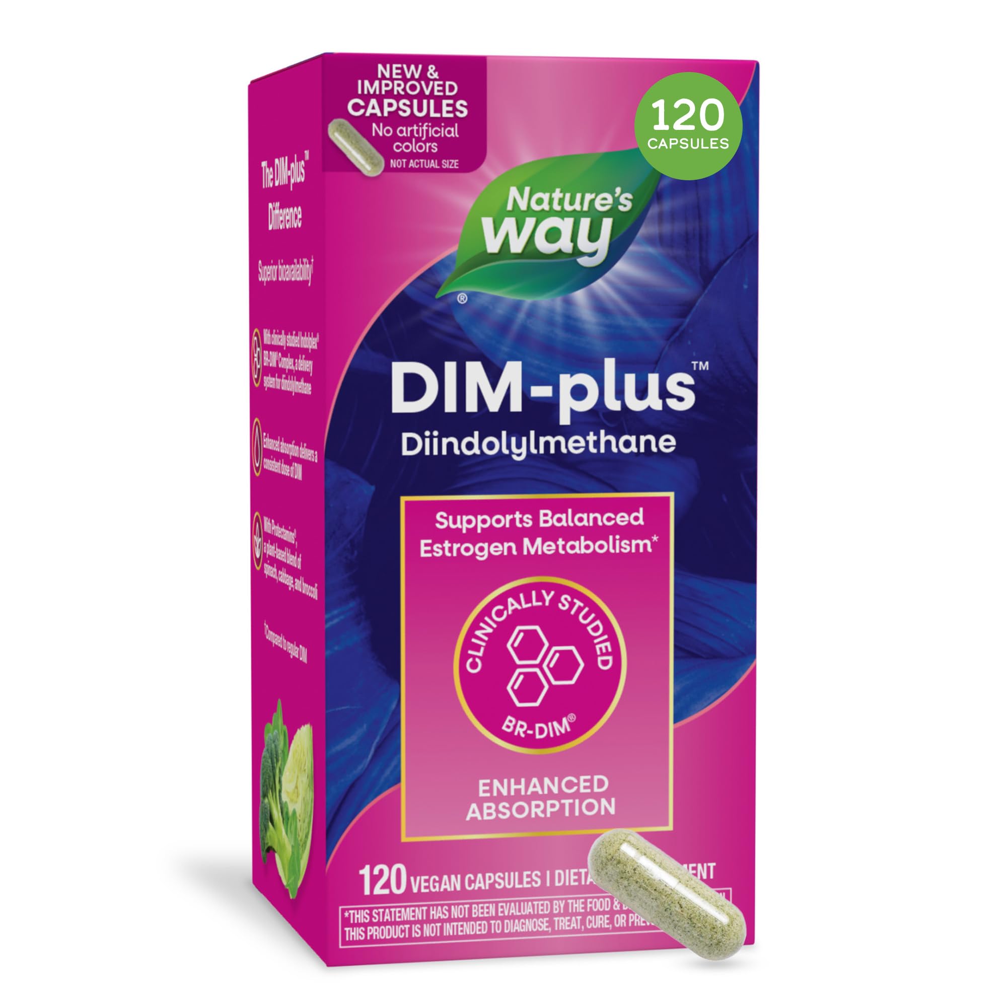 Nature's Way DIM-Plus DIM Supplement for Estrogen Metabolism

