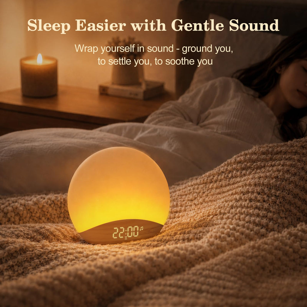 REACHER Sunrise Alarm Clock & Sound Machine Wake Up Light


