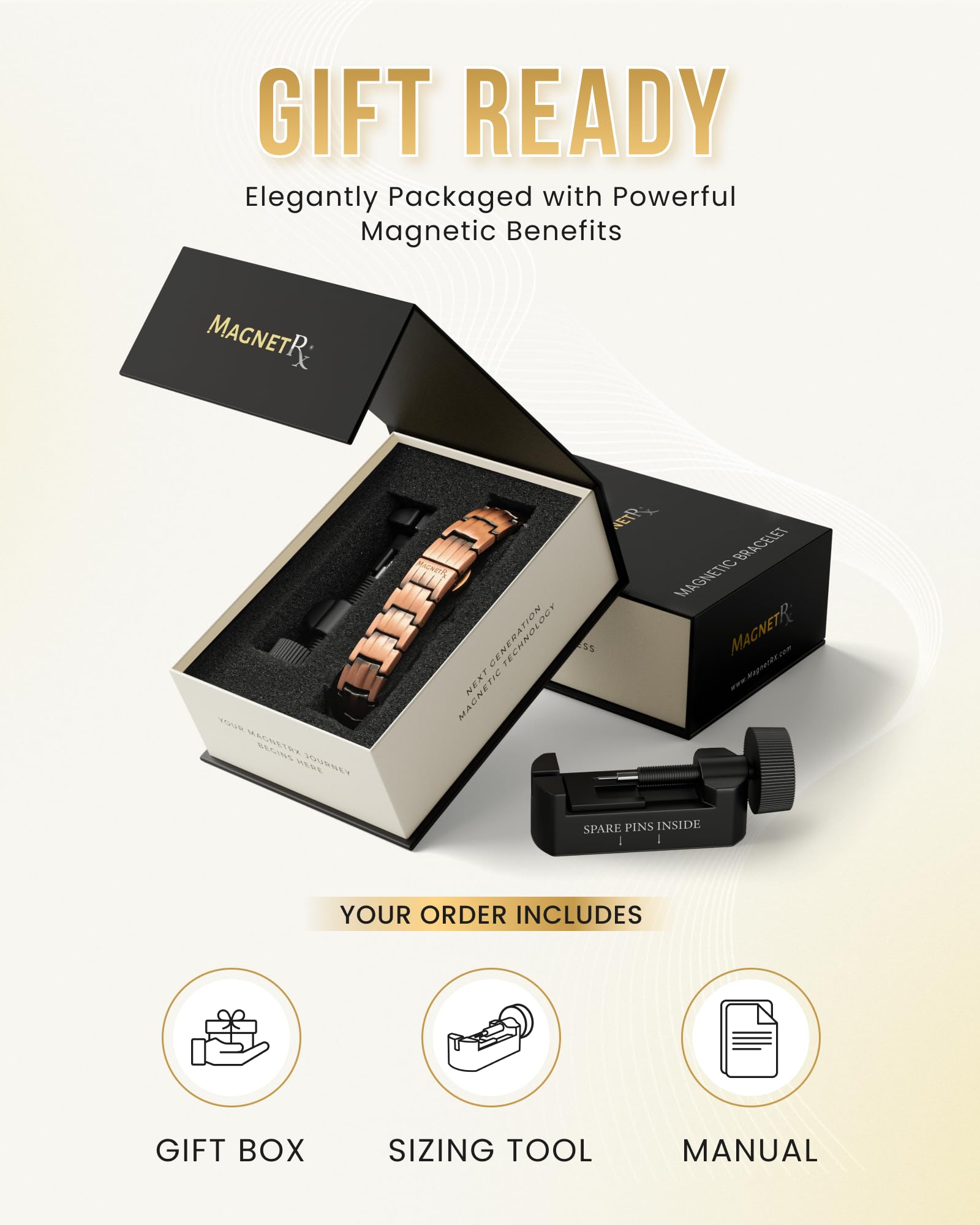 MagnetRX Copper Bracelet for Men | Everyday Wear

