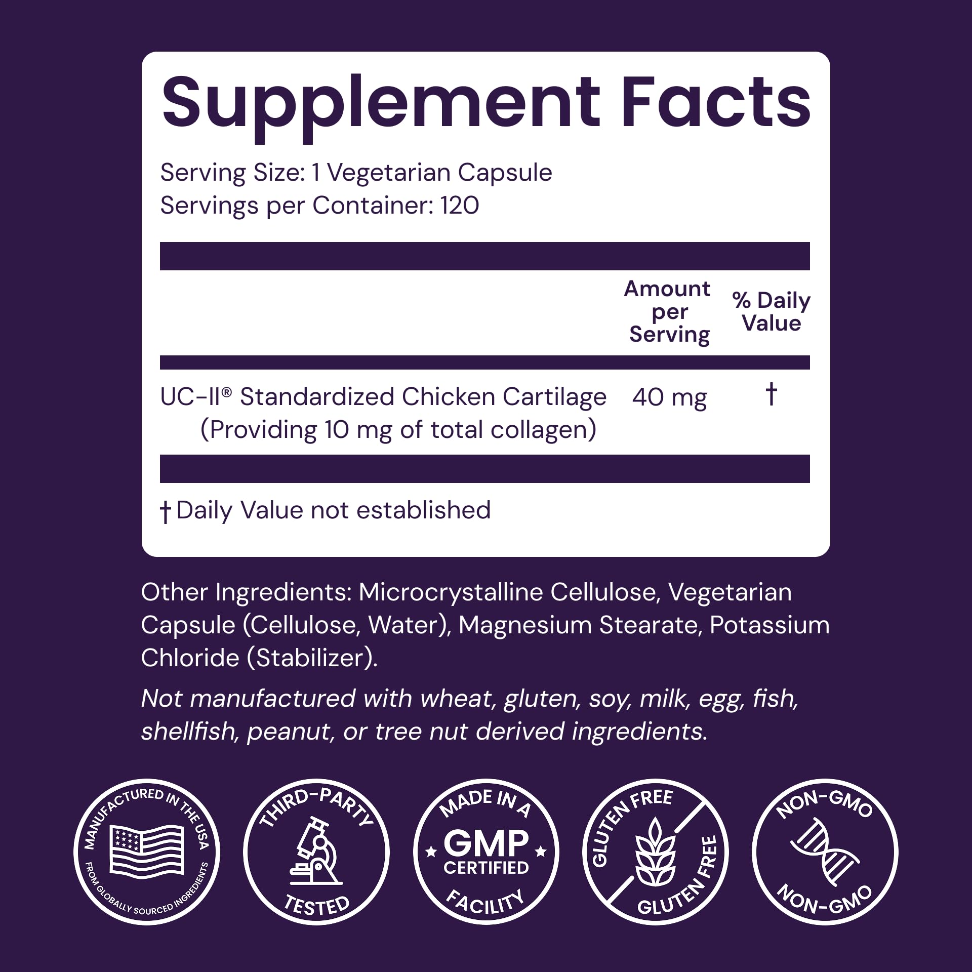 Healthy Origins UC-II Type II Collagen Joint Support

