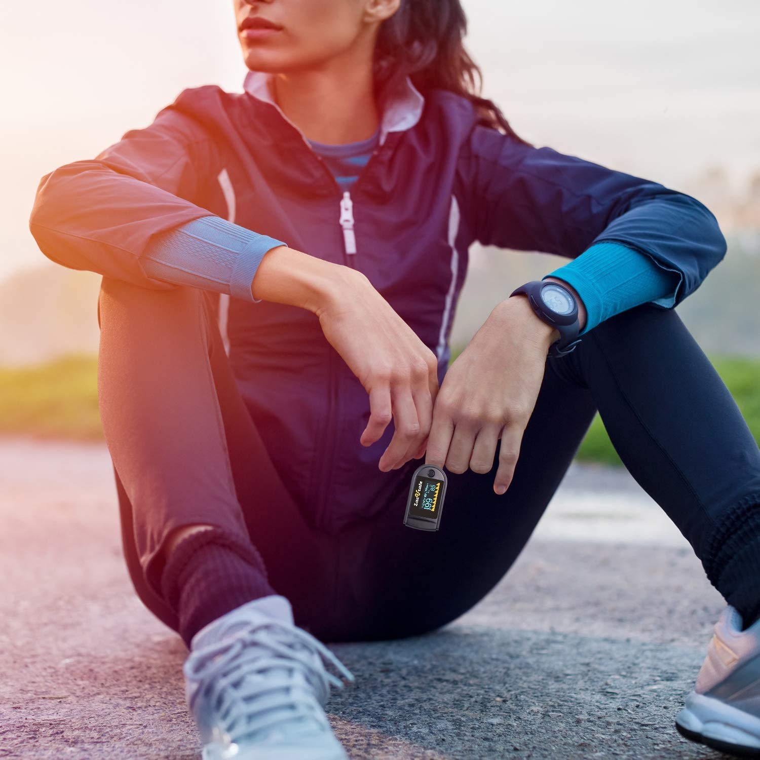 Zacurate Fingertip Pulse Oximeter for SpO2 and Pulse Rate

