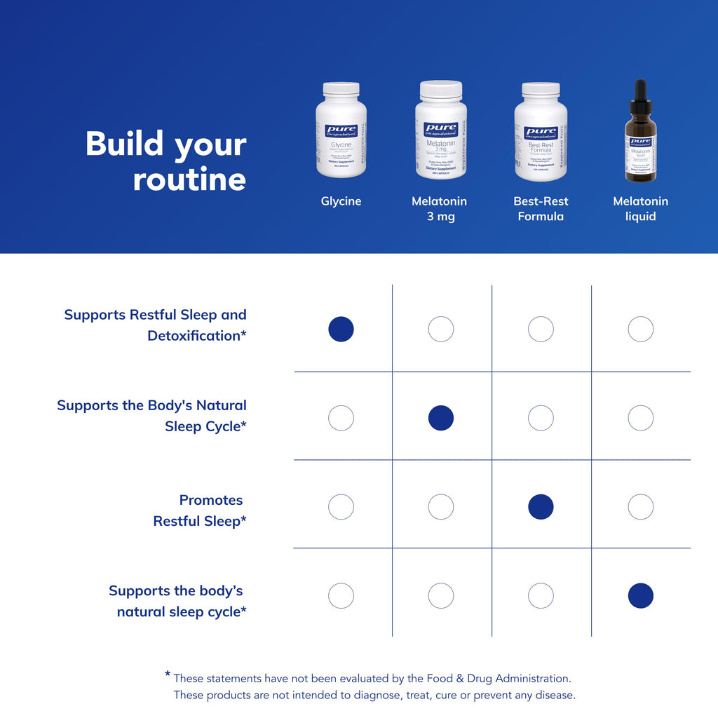 Pure Encapsulations Glycine – Sleep & Liver Detox

