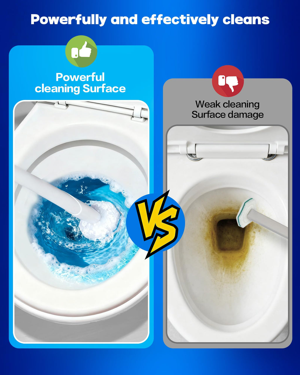 Clorox Toilet Brush Refills with Snap-On Wand

