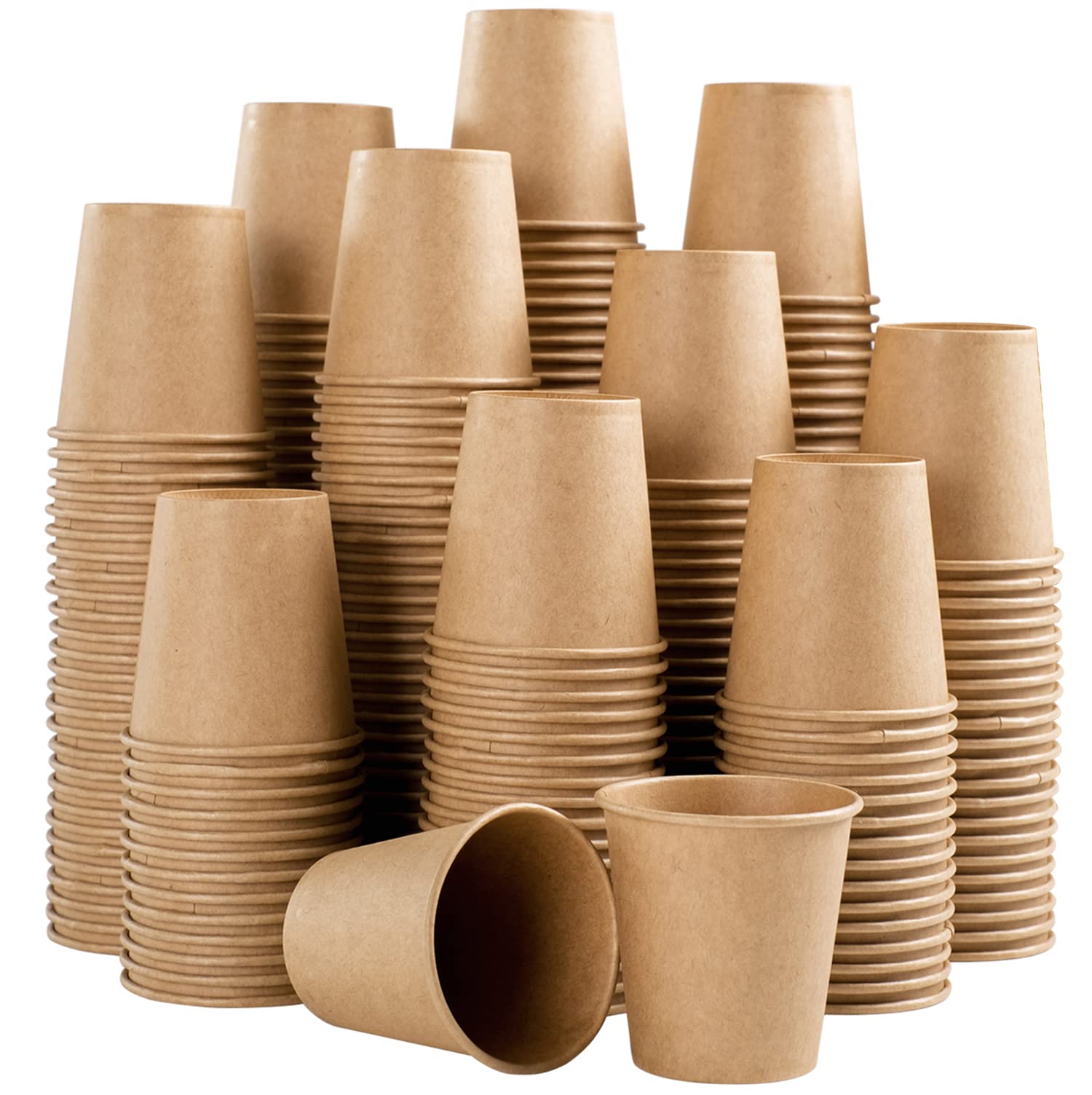 Lamosi Kraft Paper Cups - Unbleached Disposable Cups