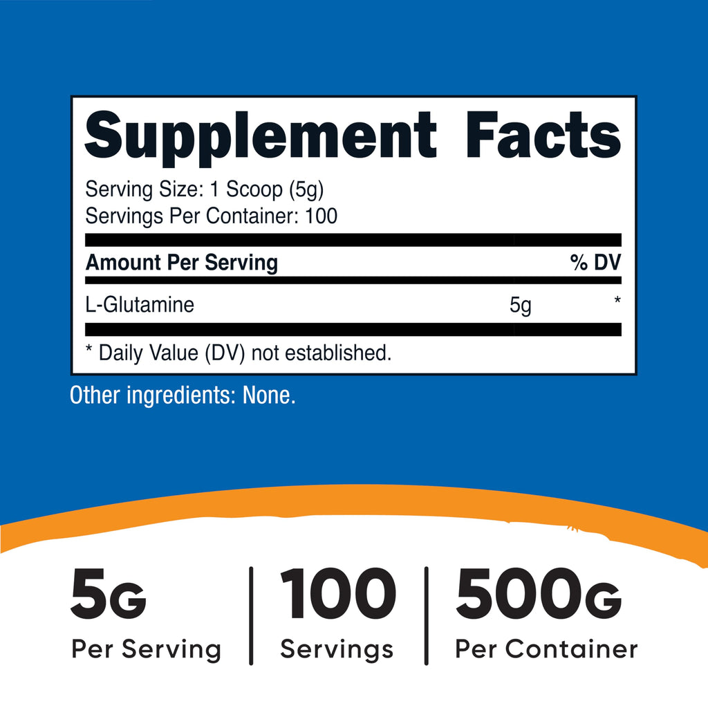 Nutricost L-Glutamine Powder - Unflavored

