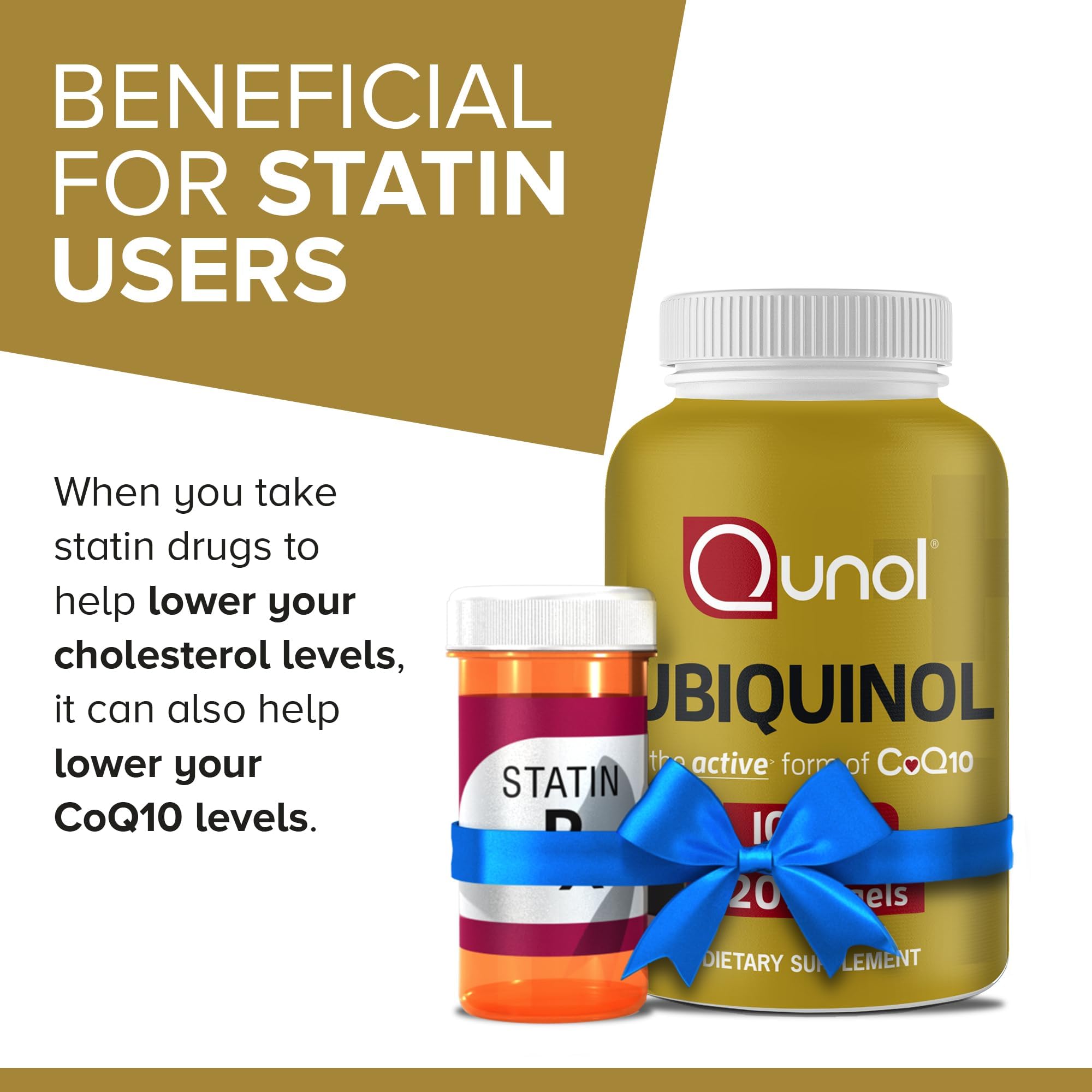 Qunol Ubiquinol 100 mg CoQ10 Supplement

