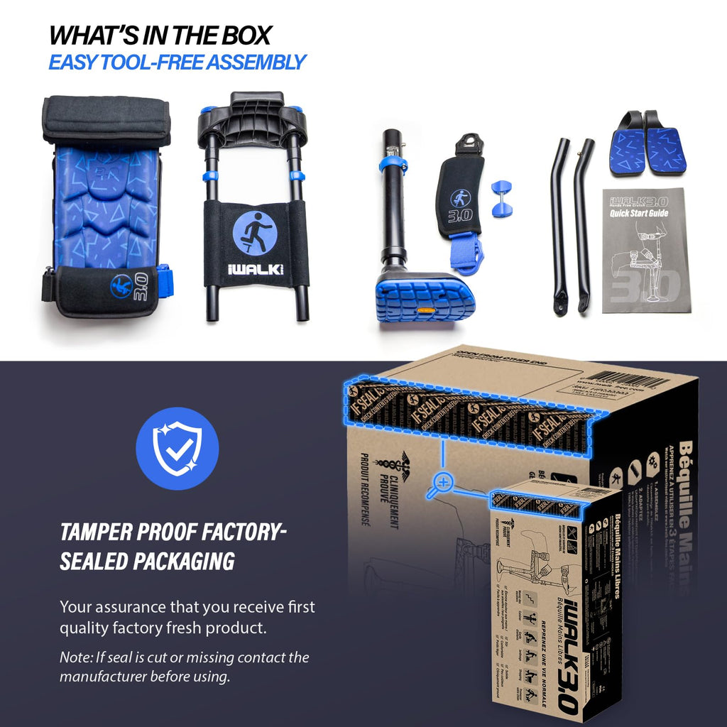 iWALK3.0 Hands-Free Knee Crutch | Mobility Alternative

