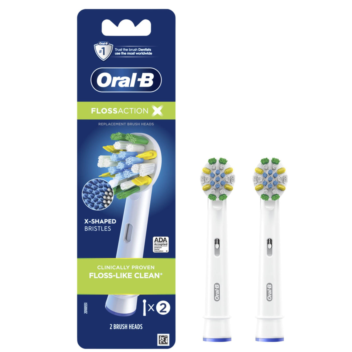 Oral-B FlossAction Replacement Brush Heads