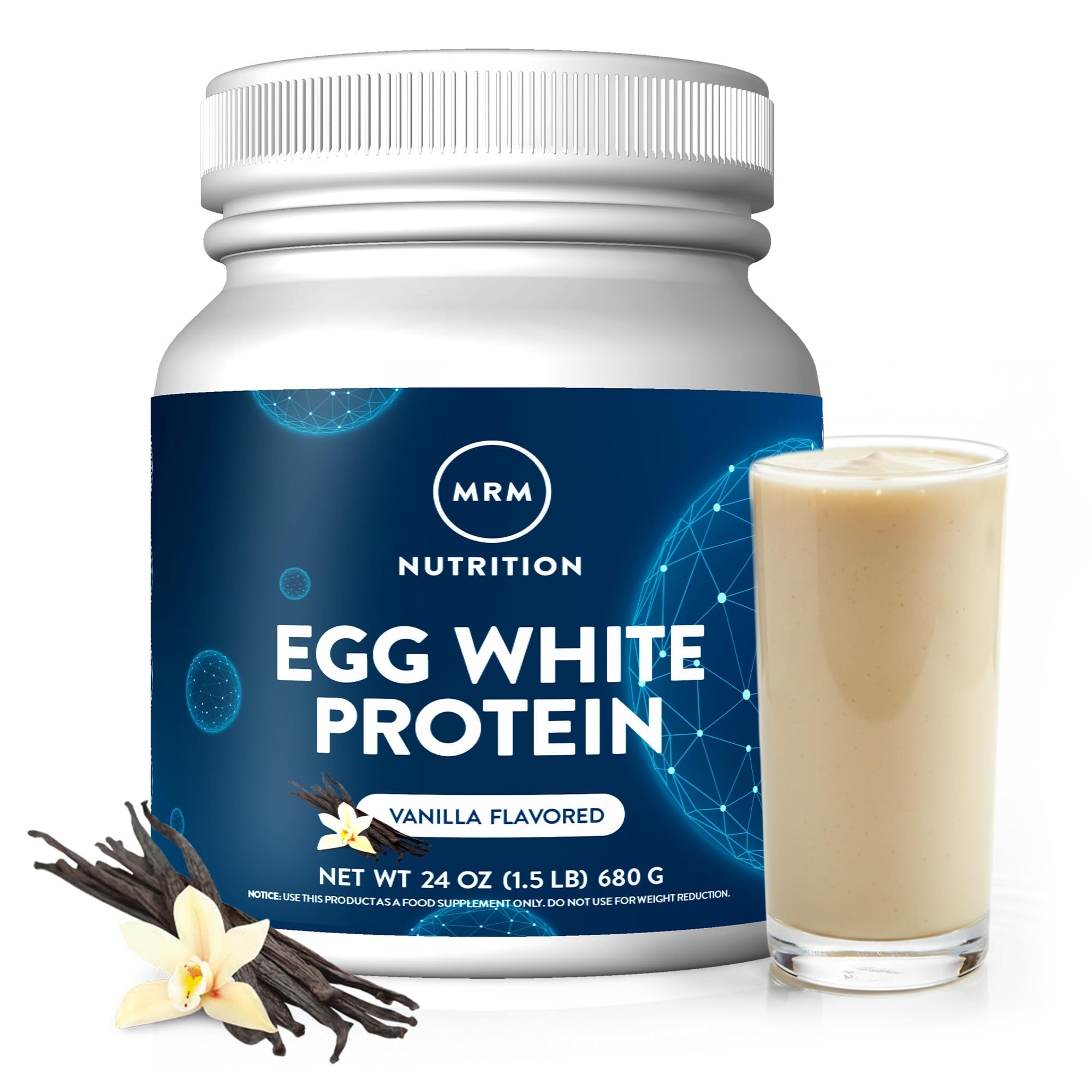 MRM Nutrition Egg White Protein Powder - Dairy Free & Gluten Free

