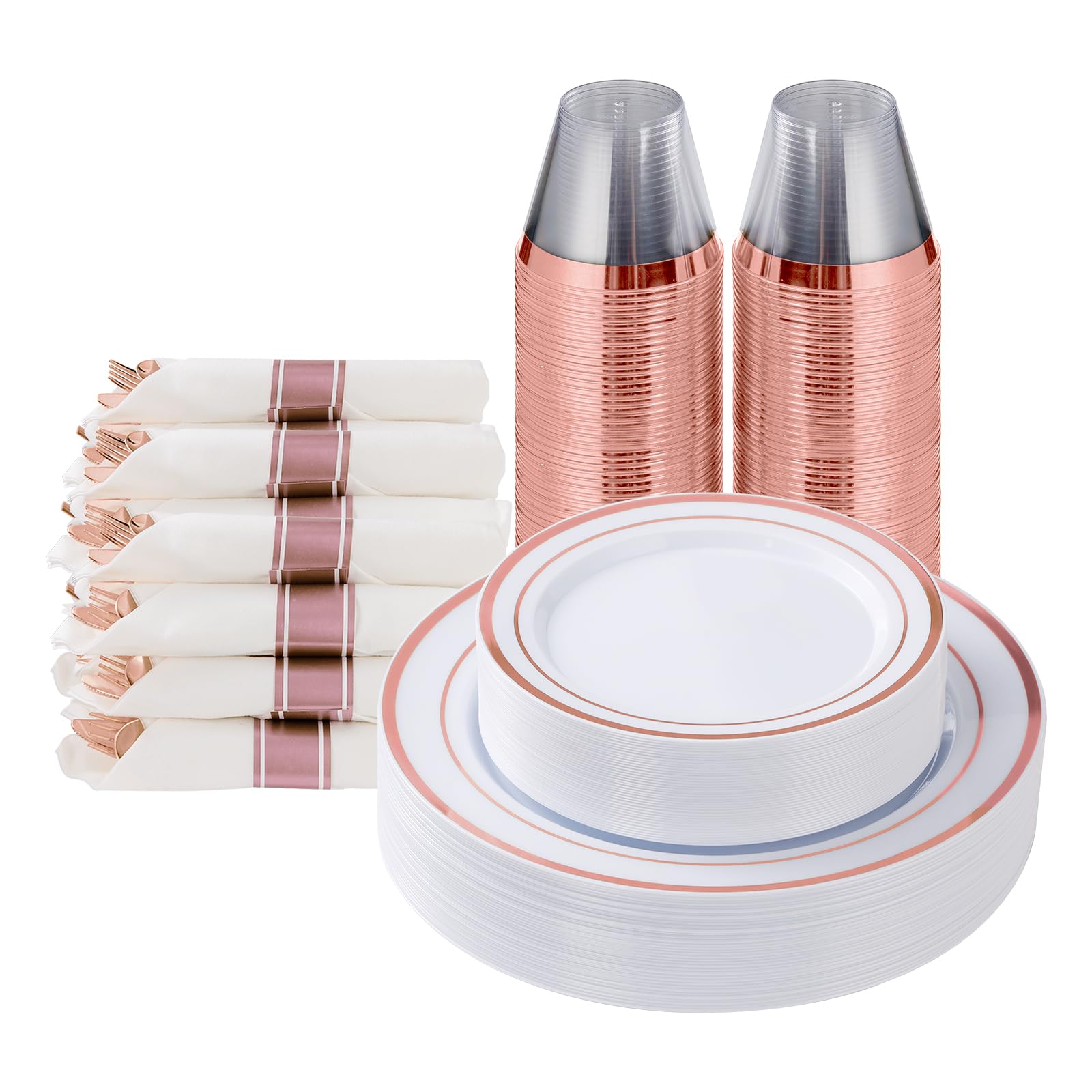 Plastic Dinnerware Set by Goodluck for Parties