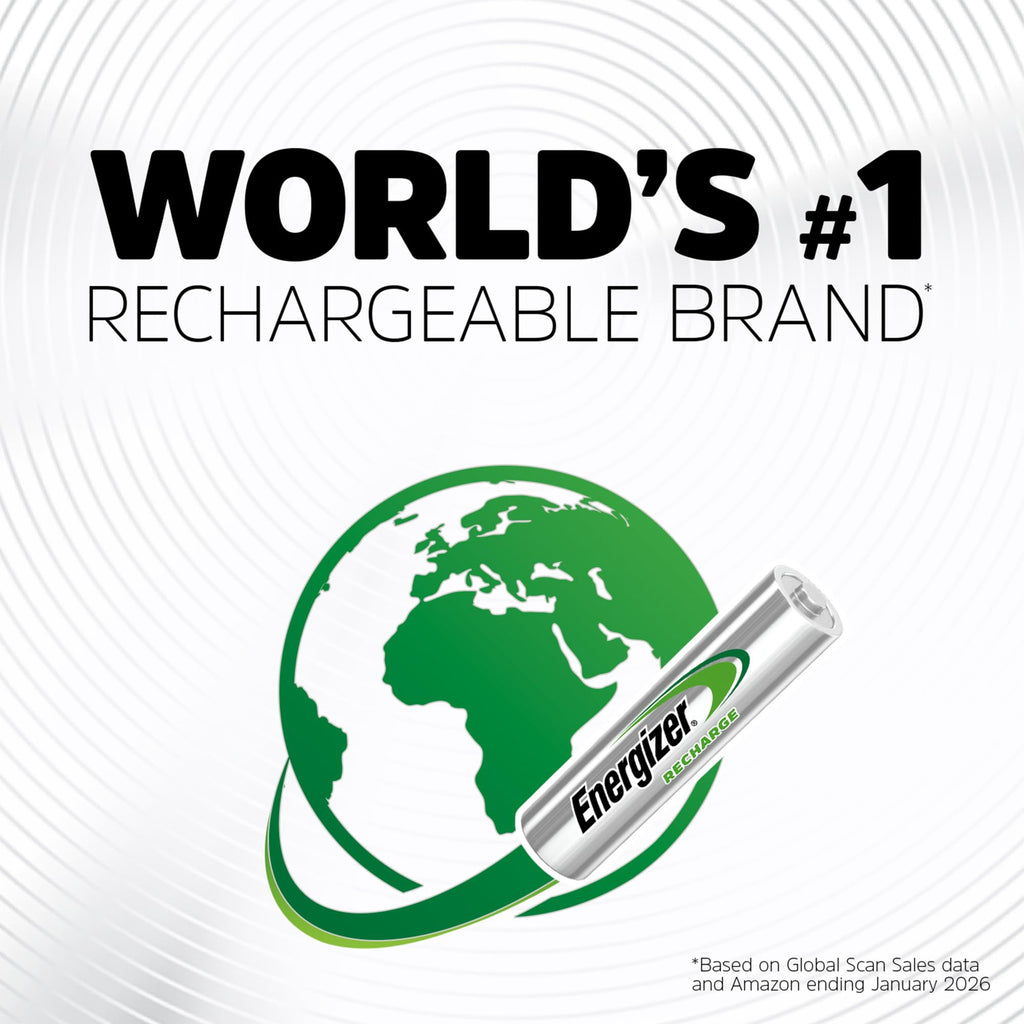 Energizer Recharge Universal Rechargeable Batteries

