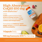 Doctor's Best CoQ10 with BioPerine – 100 mg for Heart Health

