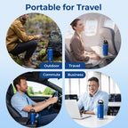 AUVON Insulin Cooler Travel Case - Gel Ice Pack Included

