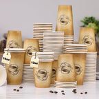 Clawsoff Paper Coffee Cups – Retro Leak-Proof Design

