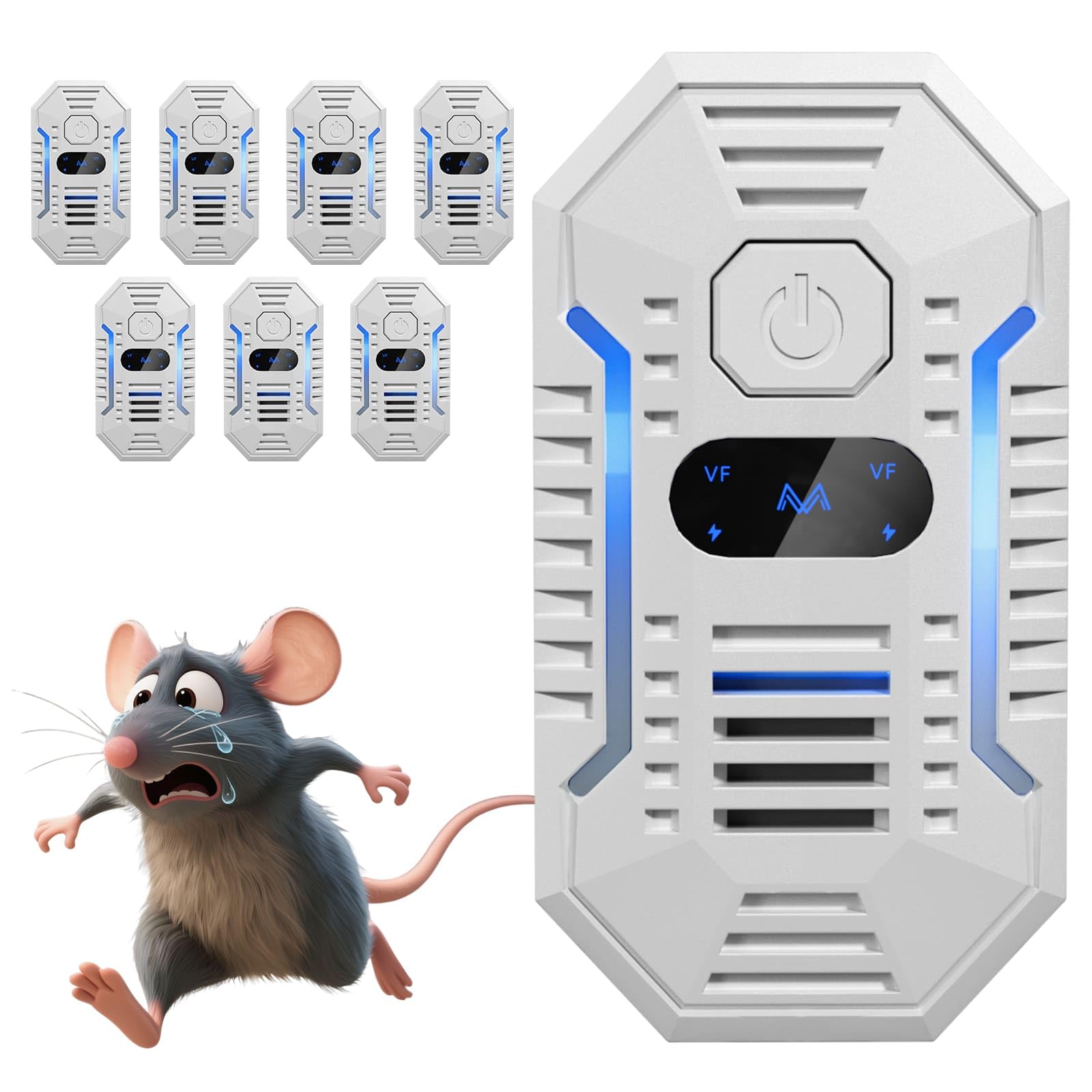 2026 Upgrade Ultrasonic Pest Repeller – Plug-in Indoor Deterrent