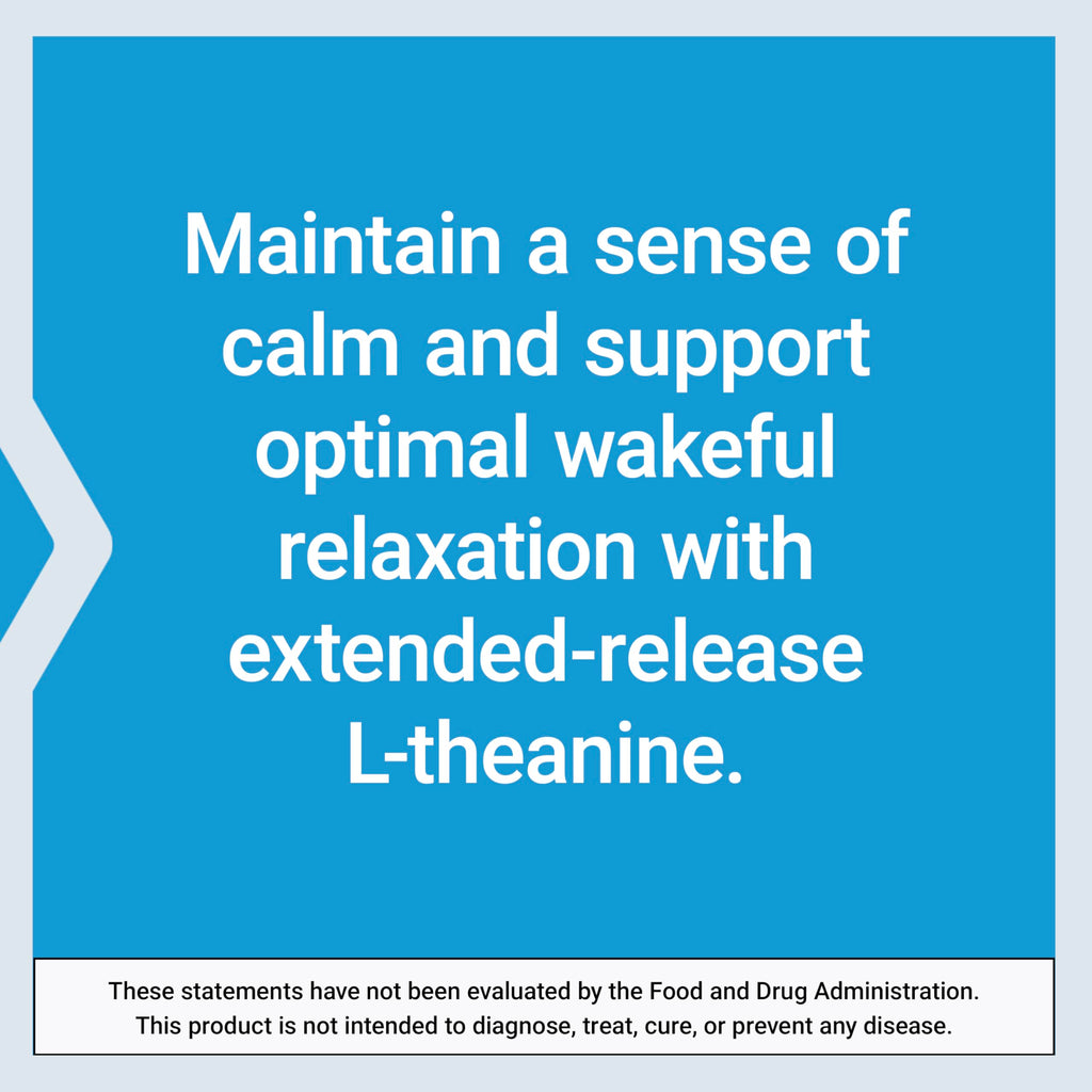 Life Extension Theanine XR Stress Relief Calming Supplement

