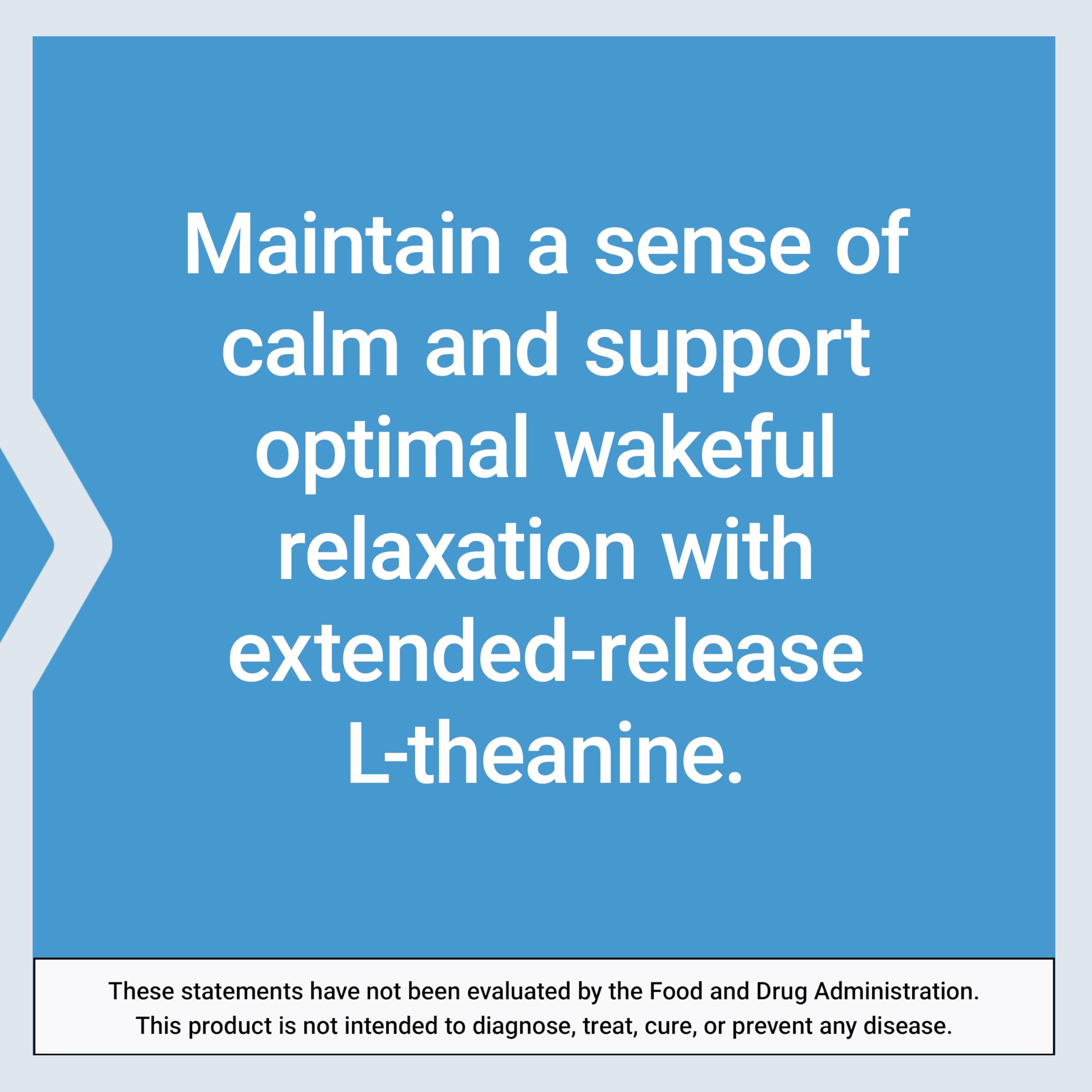 Life Extension Theanine XR Stress Relief Calming Supplement

