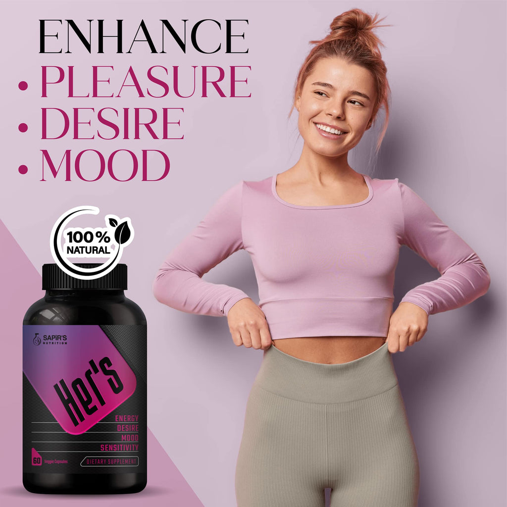 Female Libido Booster for Women - Herbal Mood Support

