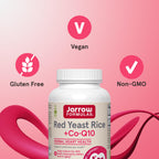 Jarrow Formulas Red Yeast Rice with CoQ10 | Heart Health

