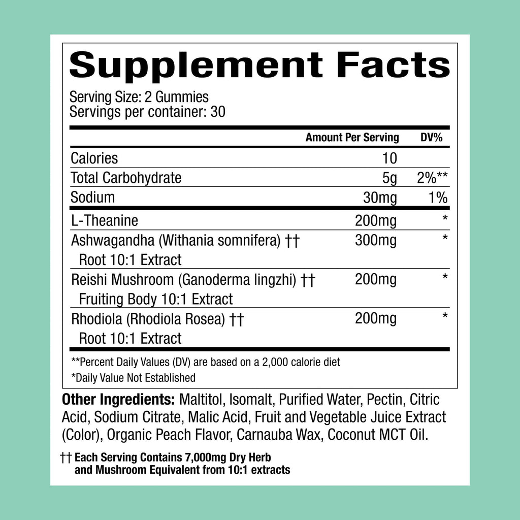 Plant People WonderCalm Gummies Ashwagandha & Mushrooms

