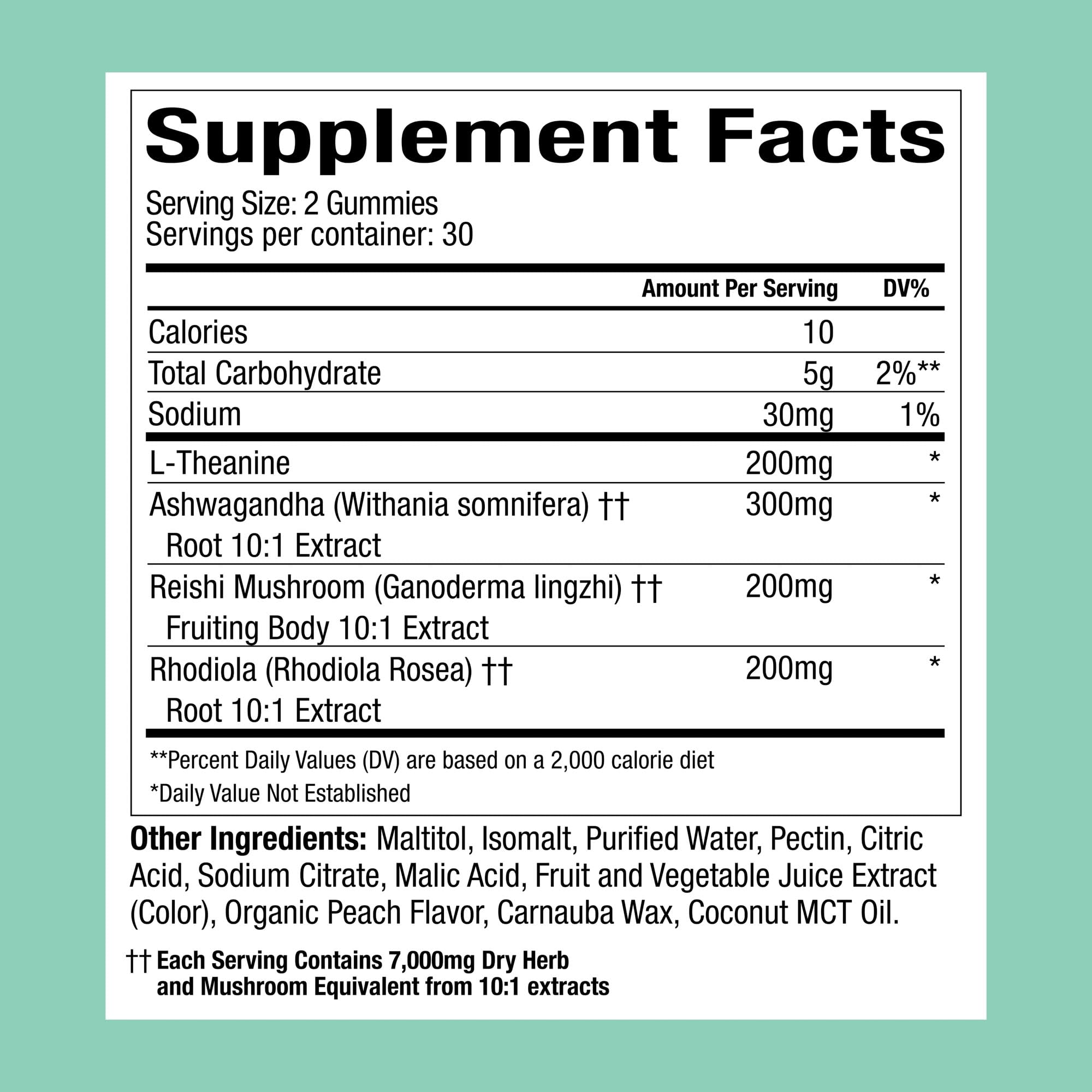 Plant People WonderCalm Gummies Ashwagandha & Mushrooms

