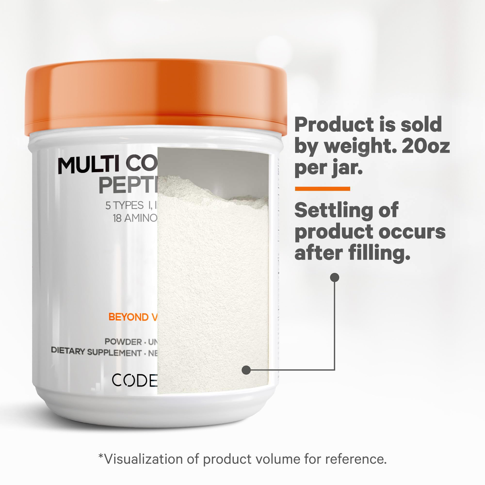 Codeage Multi Collagen Protein Powder – Unflavored

