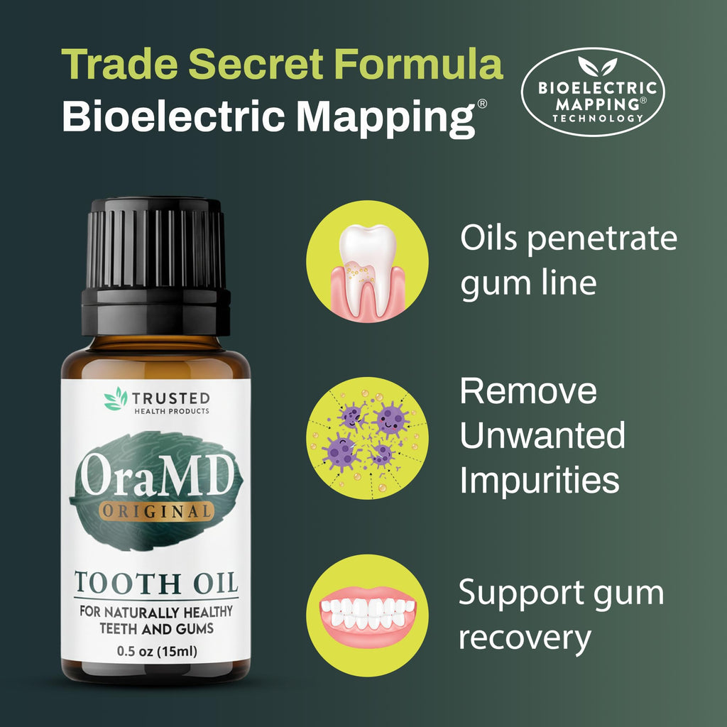 OraMD Original Strength Tooth Oil - 4-in-1 Oral Care

