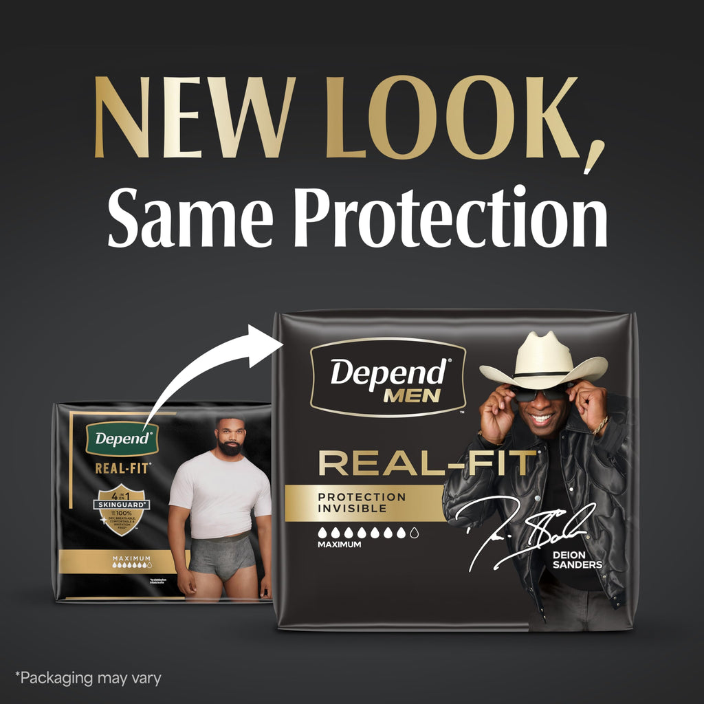 Depend Real Fit Men’s Incontinence Underwear – Absorbency

