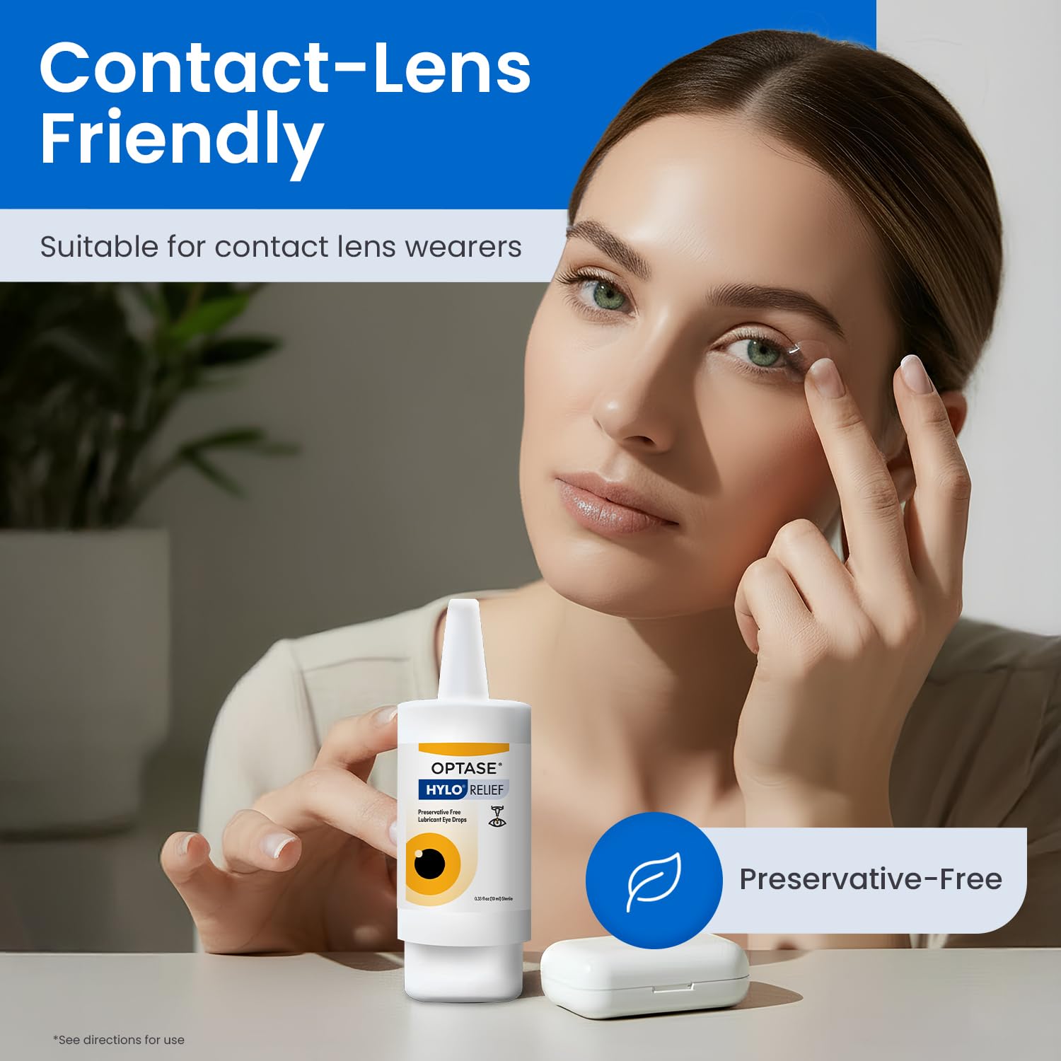 OPTASE HYLO Relief Dry Eye Drops | Preservative-Free

