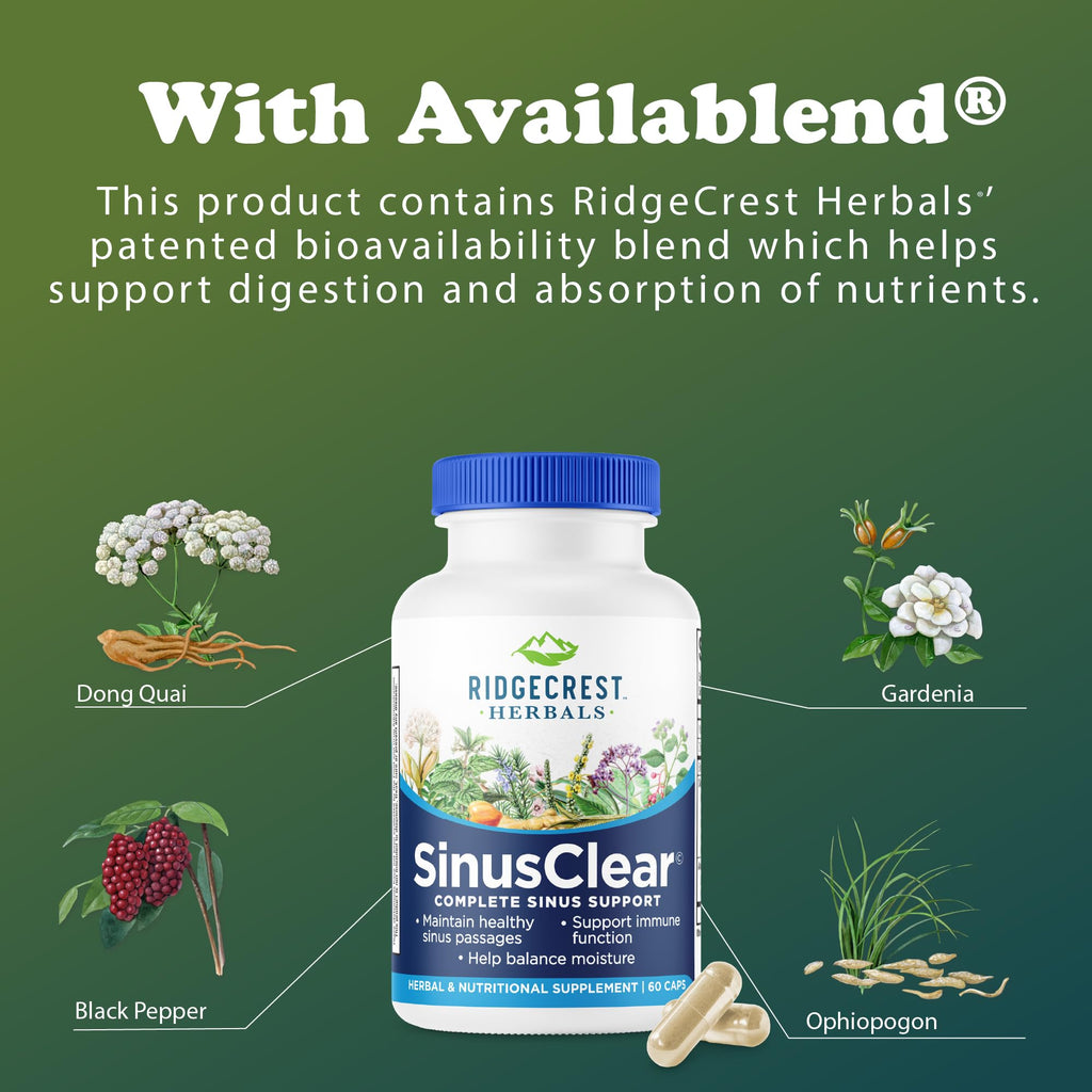 RidgeCrest SinusClear Herbal Sinus Support

