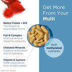 Designs for Health Methylated Multivitamin for Men & Women - Iron-Free

